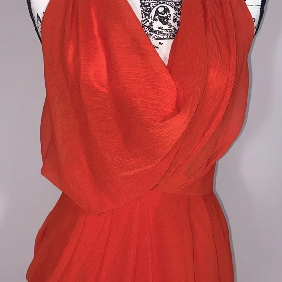 Max & Cleo Draped Halter Mini Dress 4 - Picture 2 of 7